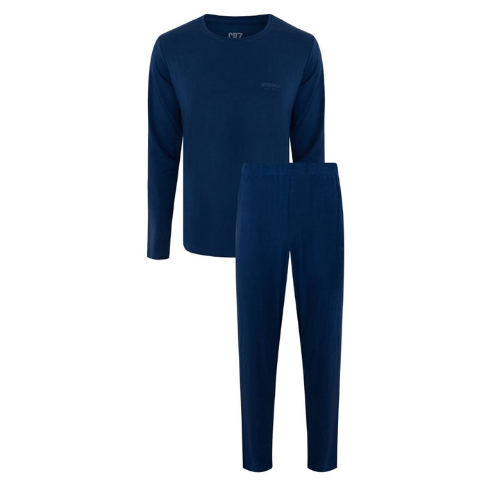 CR7 Pijama Homem Comprido em Modal – Azul