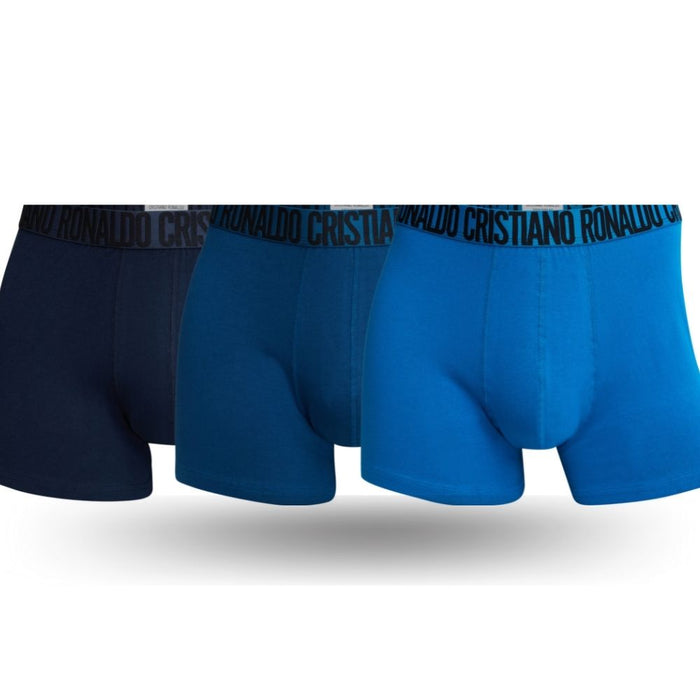 CR7-Boxers Homem em Algodão Orgânico PACK de 3 unidades Sortidas, Elástico CRISTIANO