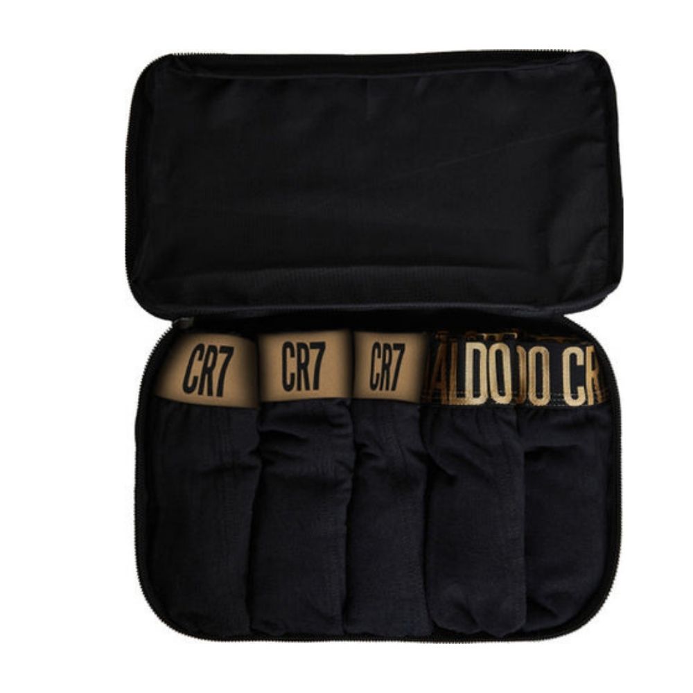 CR7 Boxers Homem Pack de 5 Unidades em Algodão Orgânico com oferta de Saco  Viagem – Underwear-Zone