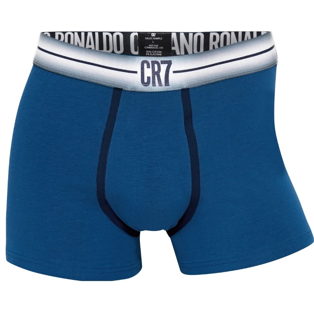 CR7-Boxers Men's Organic Cotton PACK of 2, CR7 logo stretch with Contr –  Underwear-Zone
