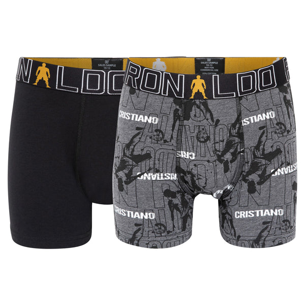 CR7-Boxers for Boys - Fashion in Cotton PACK 2 pcs, Printed and Plain –  Underwear-Zone
