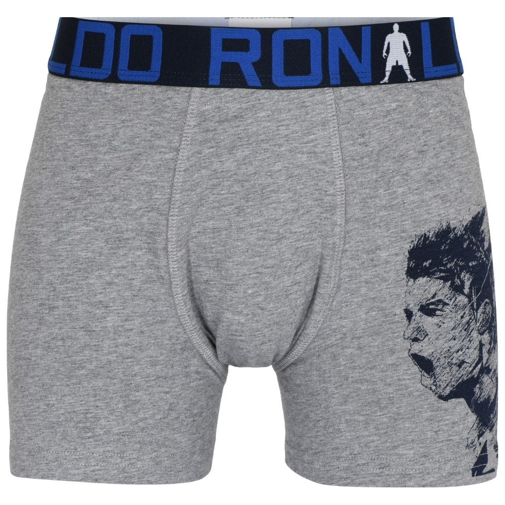 CR7-Boxers for Boys in Cotton PACK 5 units, Plain and Printed with